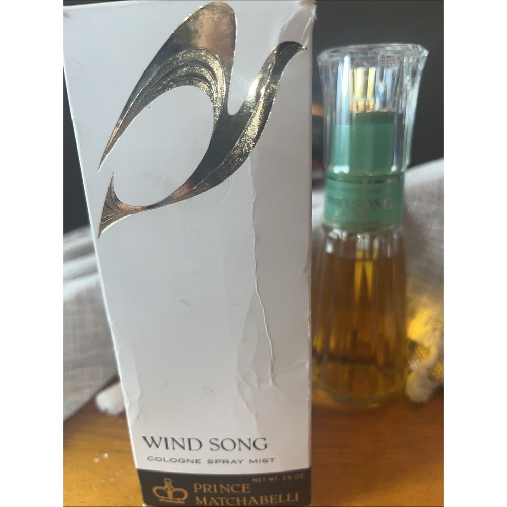 Windsong by Prince Matchabelli Vintage Cologne Spray  3.6oz  W/Box Wind Song